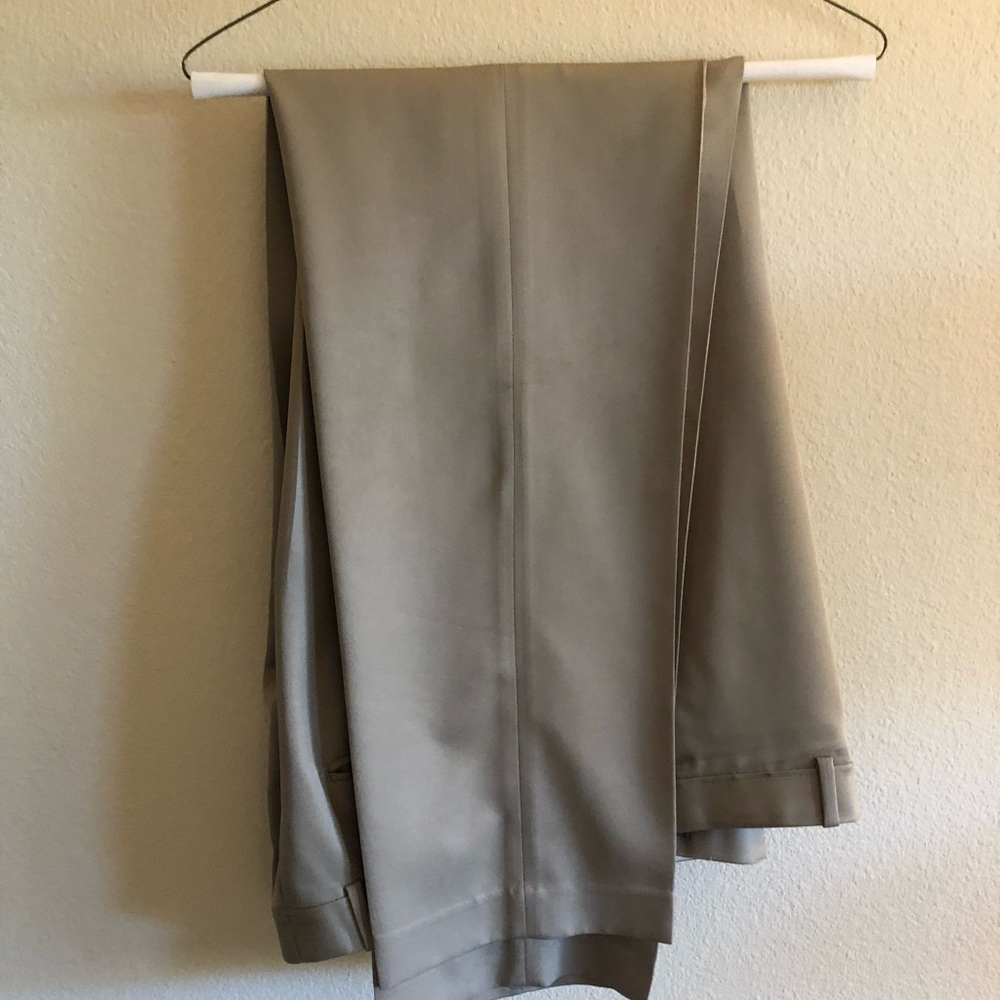 Tan dress pants by Perry Ellis